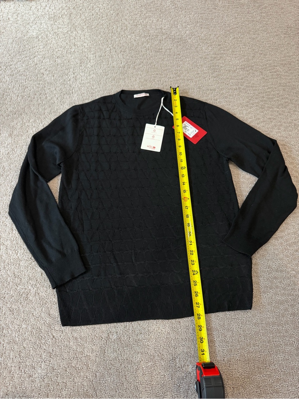 Valentino Black Men's Knit Sweater